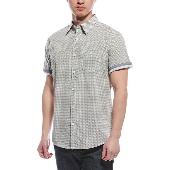 Weatherproof Vintage Mens  Woven Shirt, Brown - Picture 1 of 3